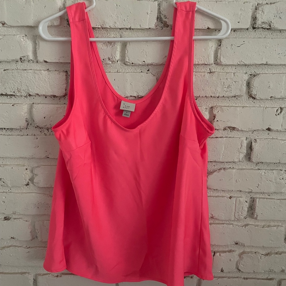 A NEW DAY bright pink tank